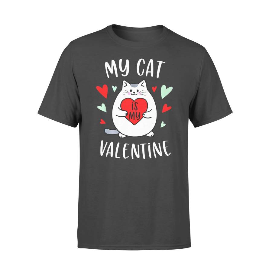 Cat gift idea My Valentine Kitten – Standard T-shirt