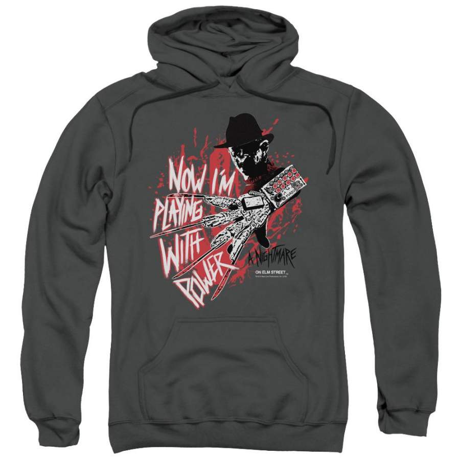 A Nightmare on Elm Street Playing With Power Pullover Hoodie