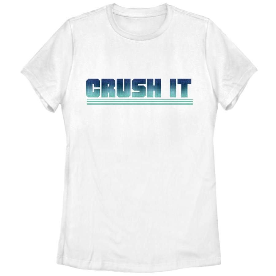 CHIN UP Women’s Crush It  T Shirt White