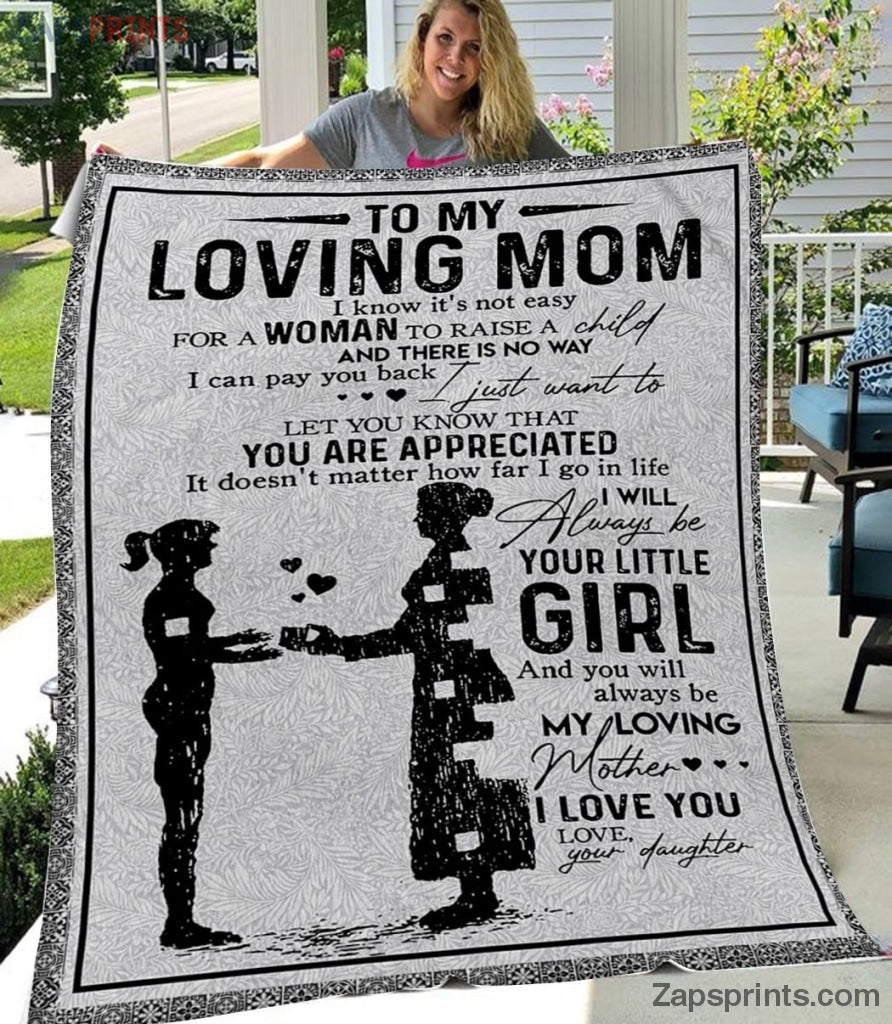 Gift For Mom – To My Mom – I Love You – Blanket