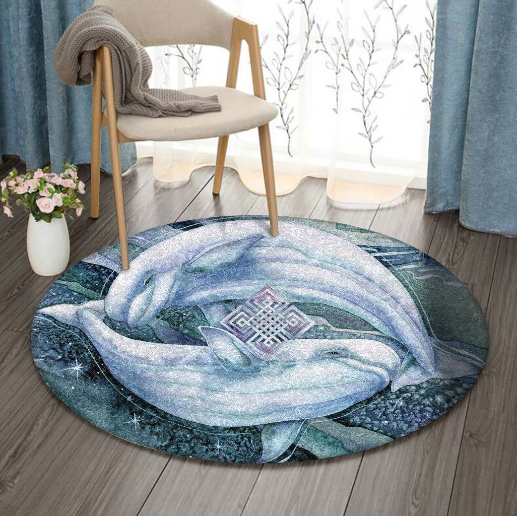 Dolphin GE1053 Round Rug  CYSI2907