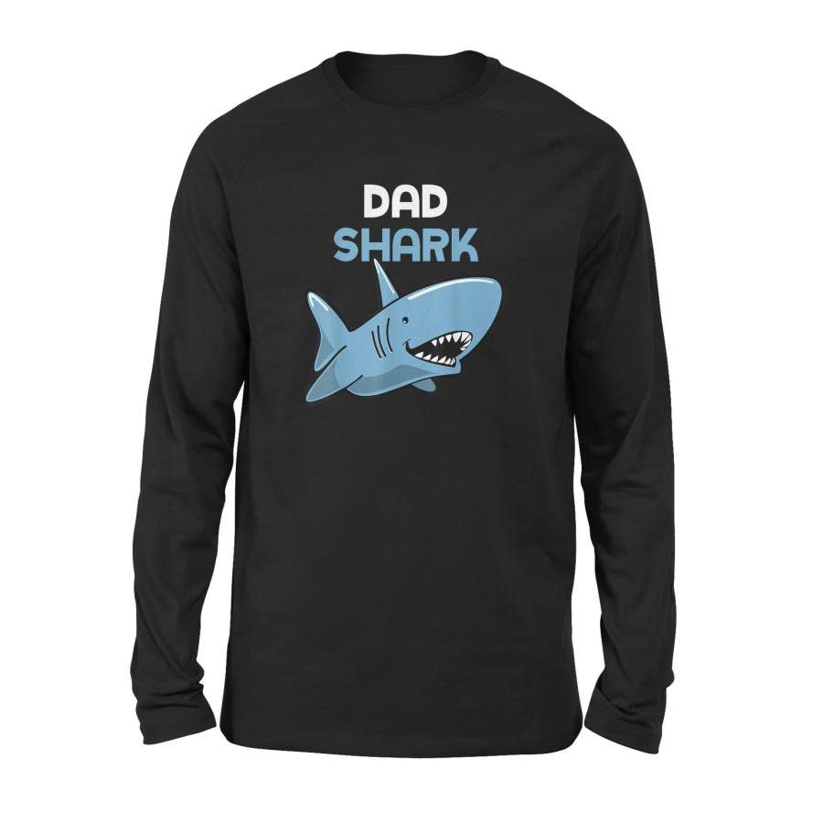 Dad Shark Funny Family Father’s Day Gift T-Shirt – Standard Long Sleeve