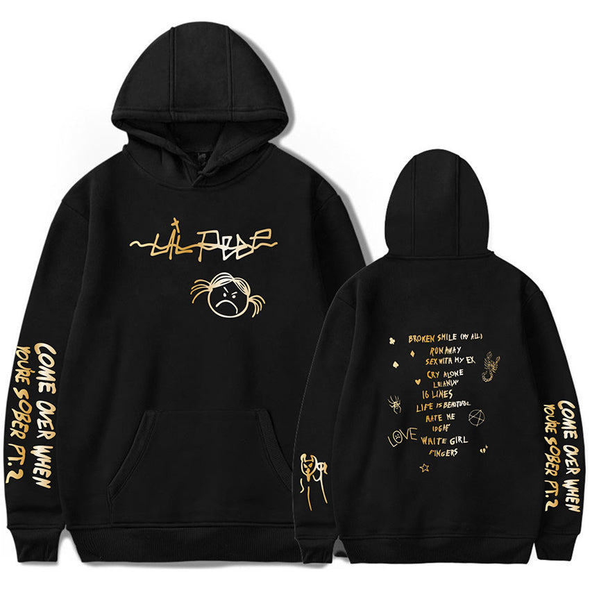 Lil Peep Hoodie Angry Girl Golden Limited Men & Women Sweater Couples Merch
