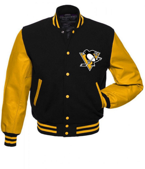 Pittsburgh Penguins Baseball Jacket H98