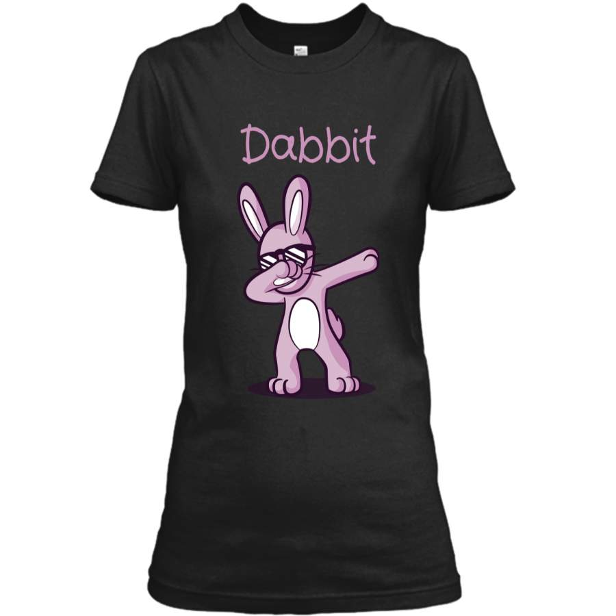 Dabbit Dabbing Easter Bunny Shirt Easter Gift for Kids Ladies Custom