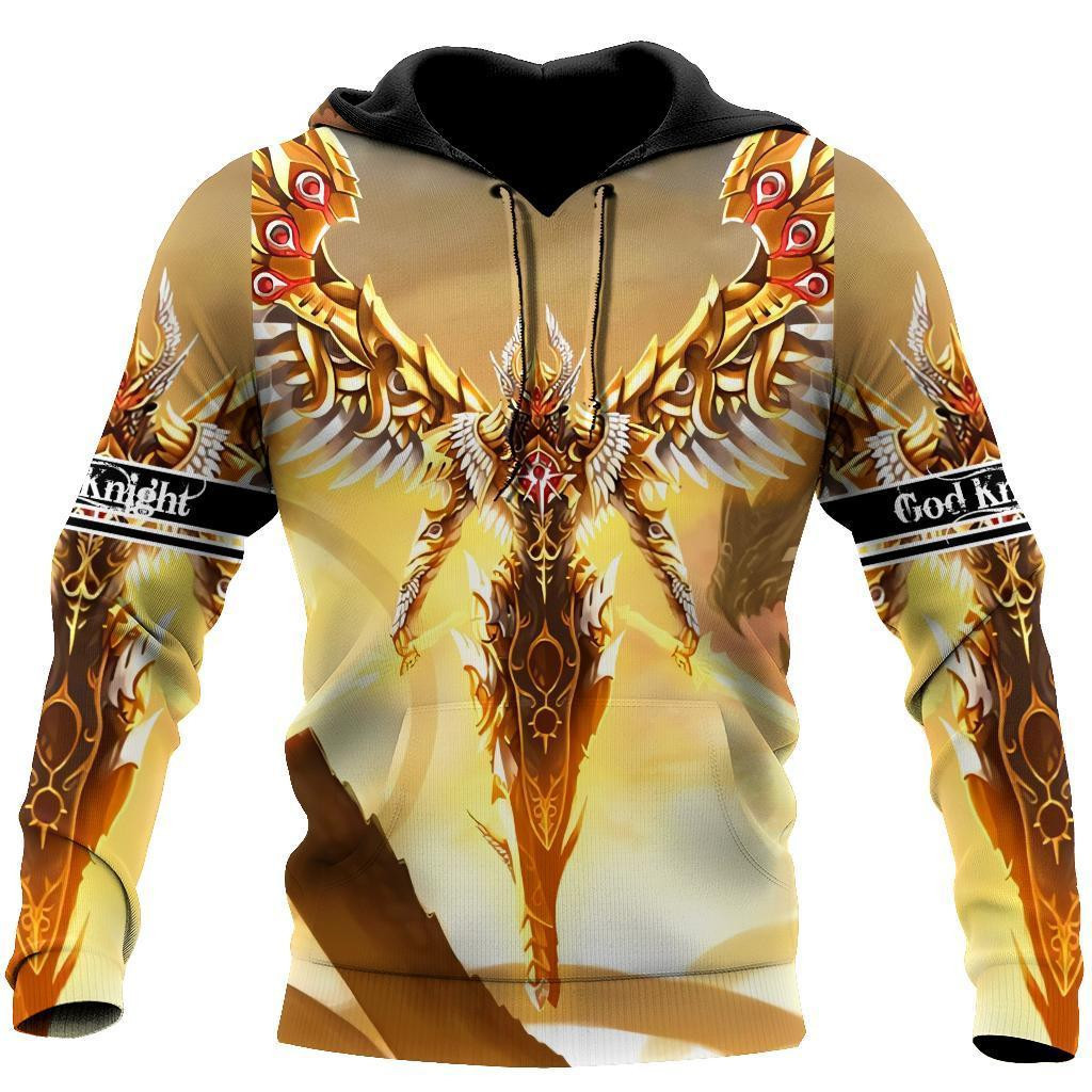 God Knight Templar 3D All Over Printed Hoodie For Men And Women