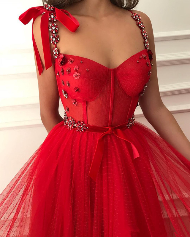 Princess Red Crystals Cheap Long Prom Dresses 2021 A Line Plus Size Tulle Cheap Velvet Arabic African Girl Pageant Formal alx