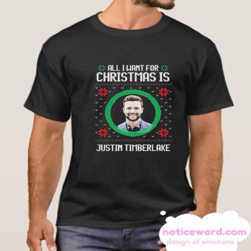 All I Want For Christmas Justin Timberlake smooth T Shirt