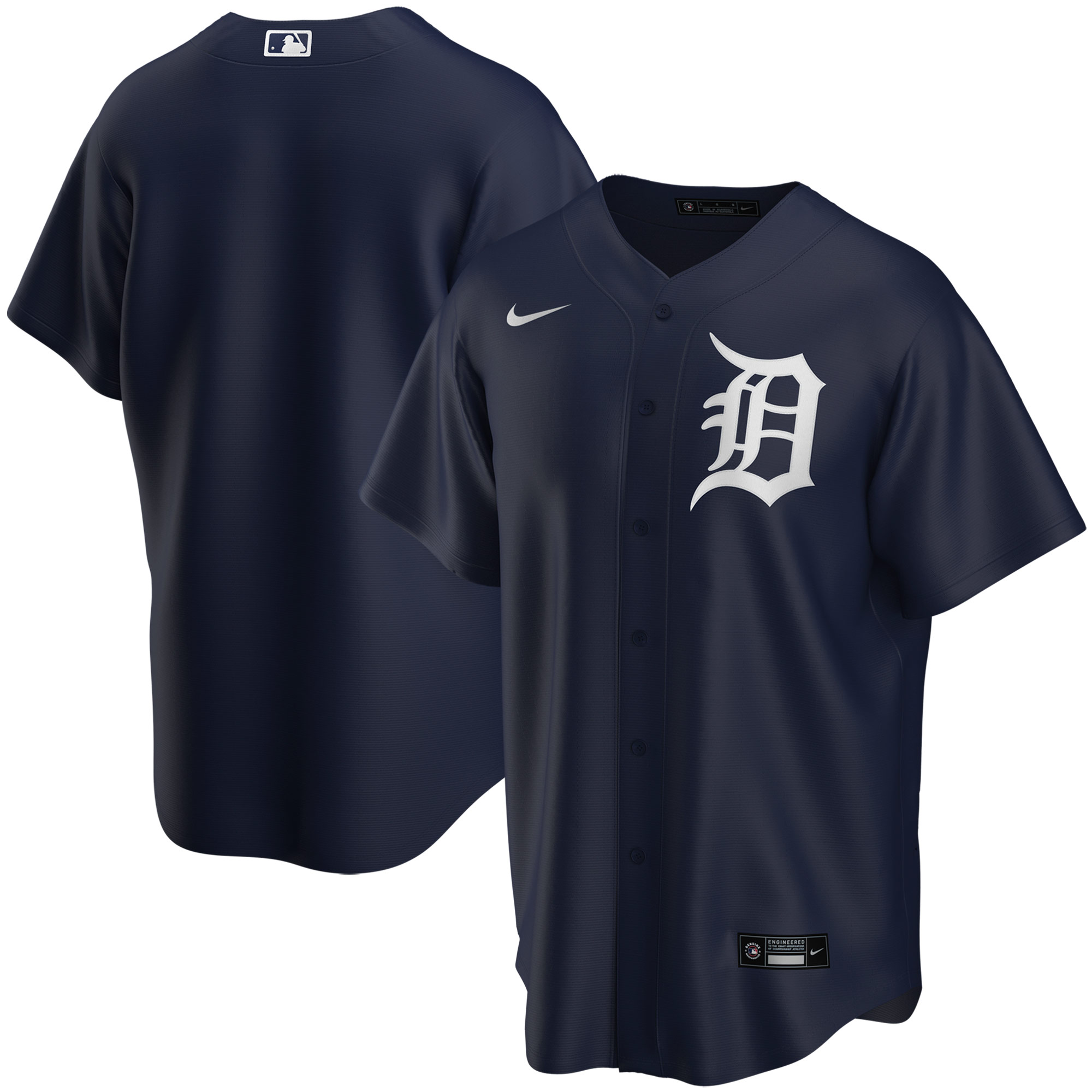 Youth Detroit Tigers Navy Alternate Team Jersey