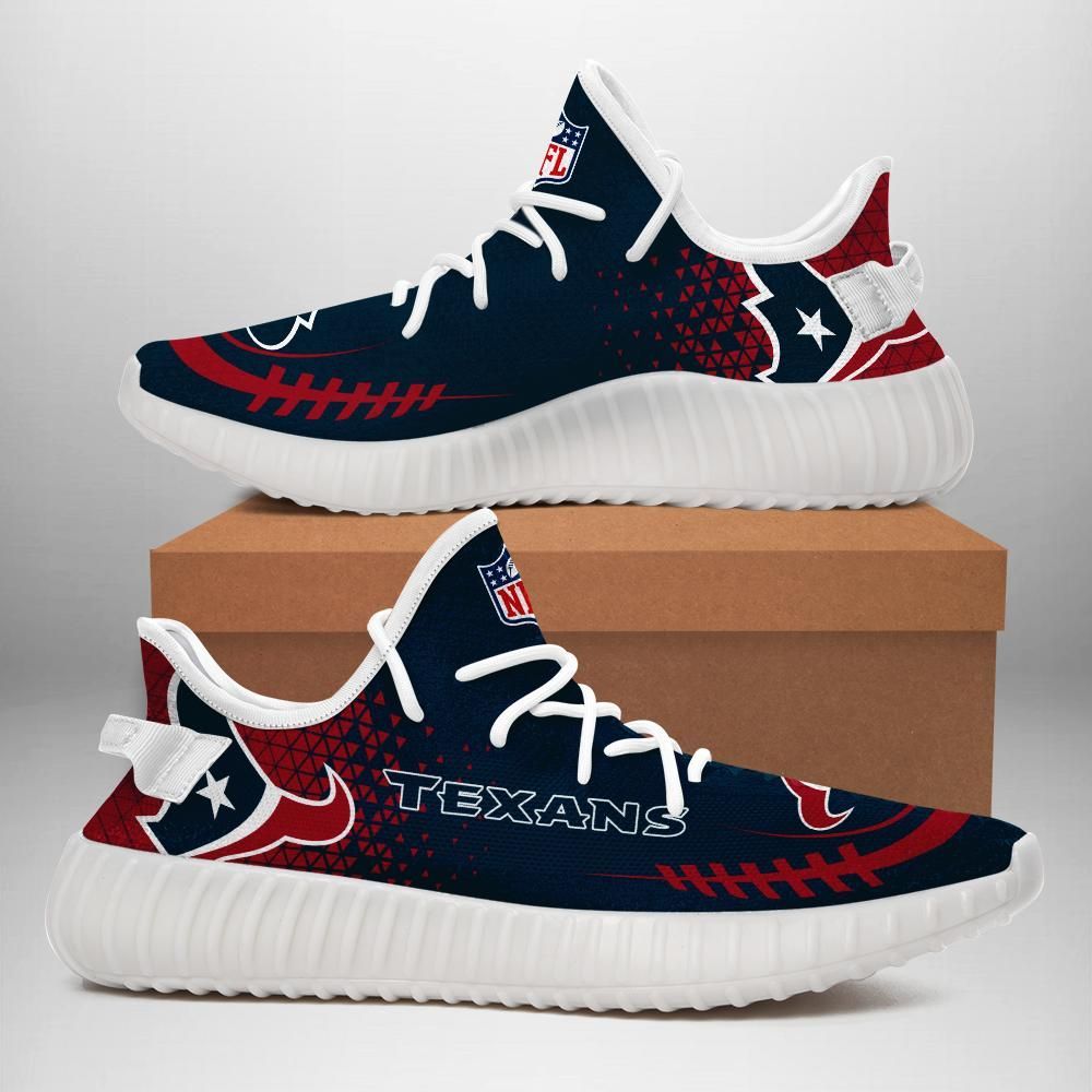 Houston Texans Custom Shoes Sport Sneakers Houston Texans Yeezy Boost 350