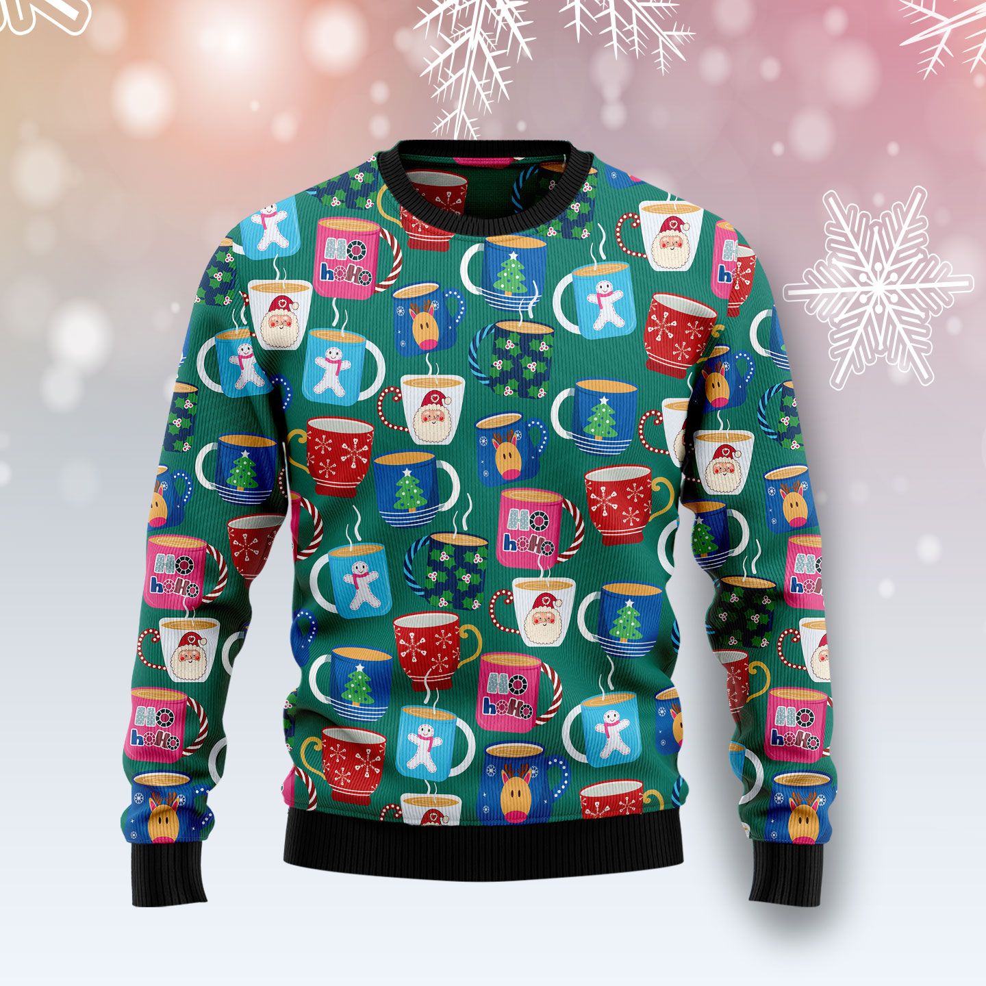 Teapot Christmas Group Ugly Christmas Sweater | For Men & Women | Adult | Us4453