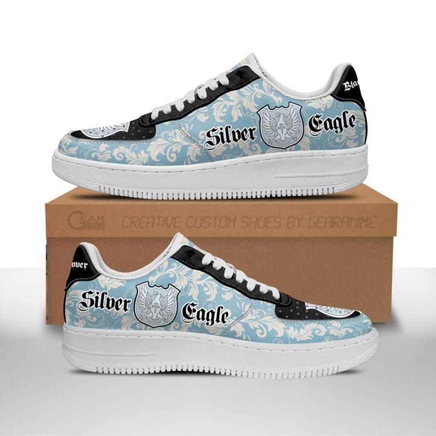 Black Clover Shoes Magic Knights Squad Silver Eagle Air Sneakers Anime
