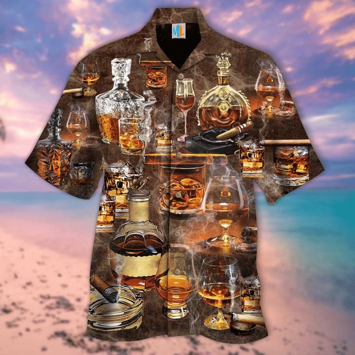 Wine Aloha Hawaii Shirt Colorful Short Sleeve Summer Beach Casual For Men And Women Ha81101