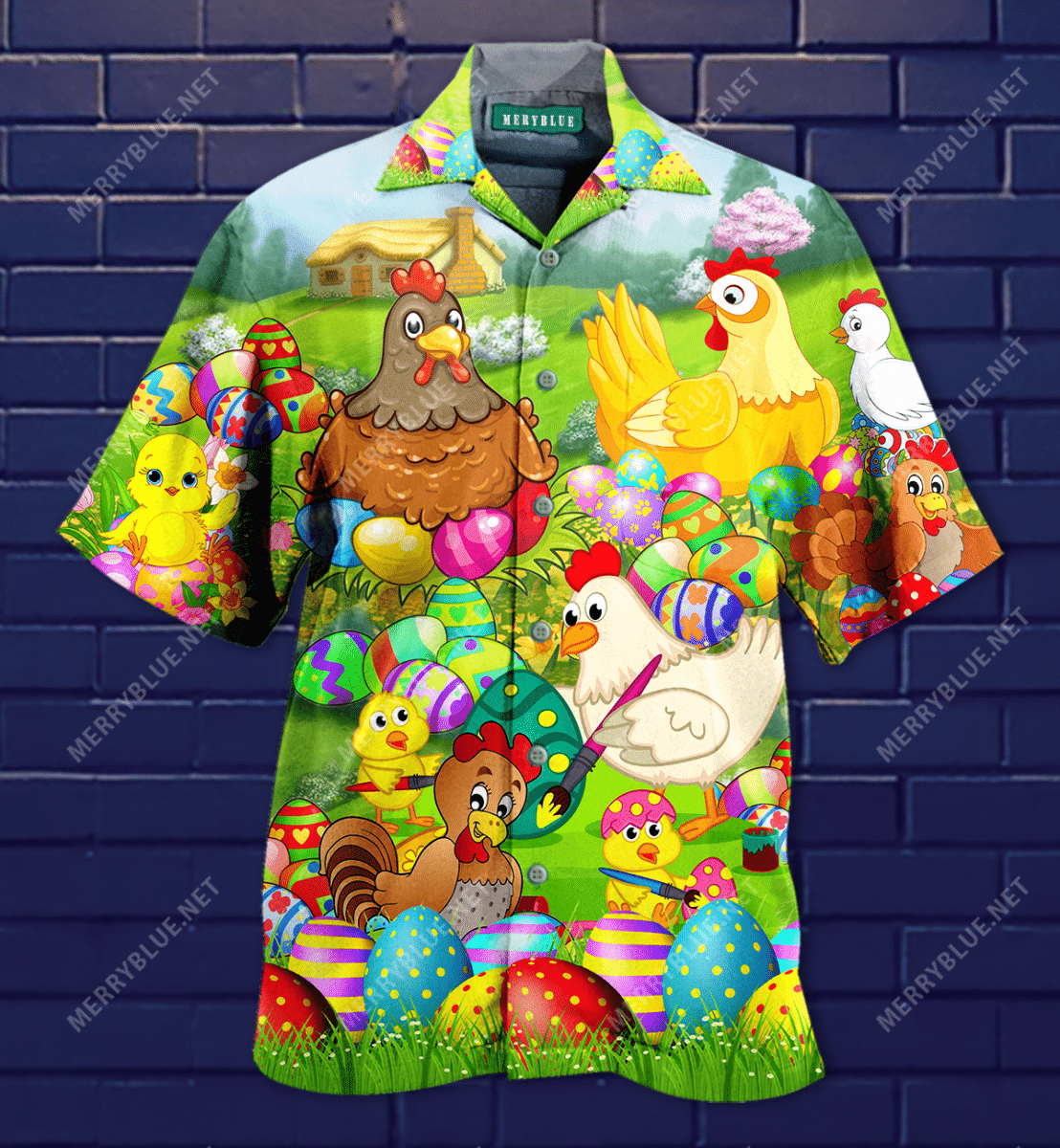 High Quality Chicken Easter Eggs Hawaii Shirt Ha59579