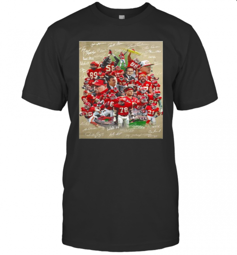 Kansas City Chiefs Super Bowl Champions Team Players T-Shirt