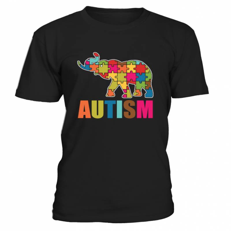 Autism Awareness Elephant T shirt T shirts C-HP4OA