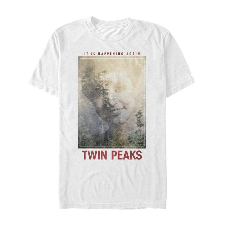 Twin Peaks Men’s Happening Again  T Shirt White