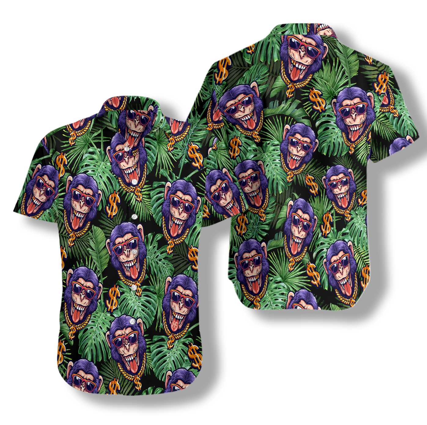 Tropical Millionaire Monkey Hawaii Shirt Ha107674