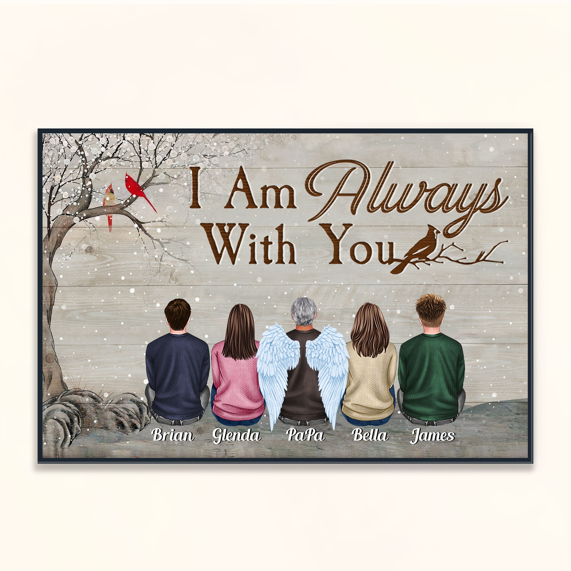 You Were One Of A Kind – Personalized Poster – Christmas Gift Memorial Poster For Family, Rememberance – Family Sitting