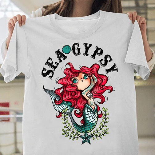 Sea Gypsy Mermaid Cartoon Beautiful For Men For Women T Shirt Hoodie Sweater H99 Hoodieshaven