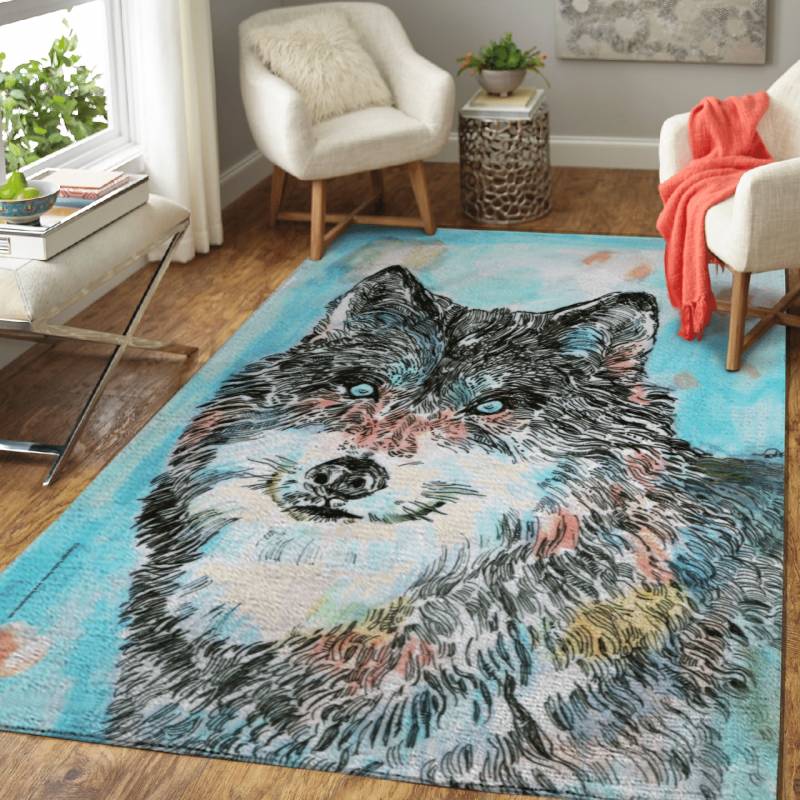 Wolf 1 – Spirit Animals Area Rug Carpet