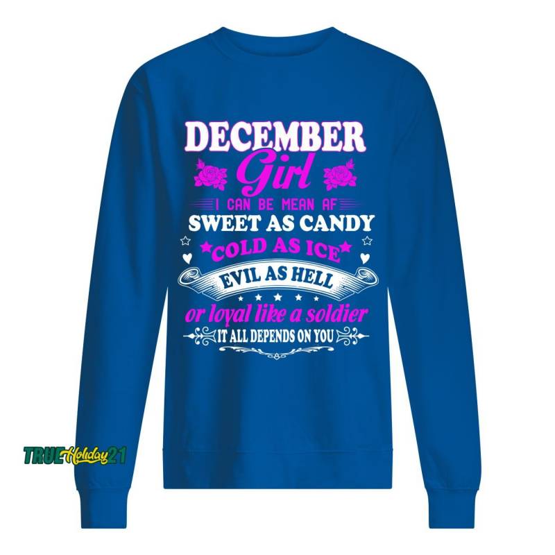 SWEET AS CANDY – DECEMBER SHIRT Unisex Sweatshirt