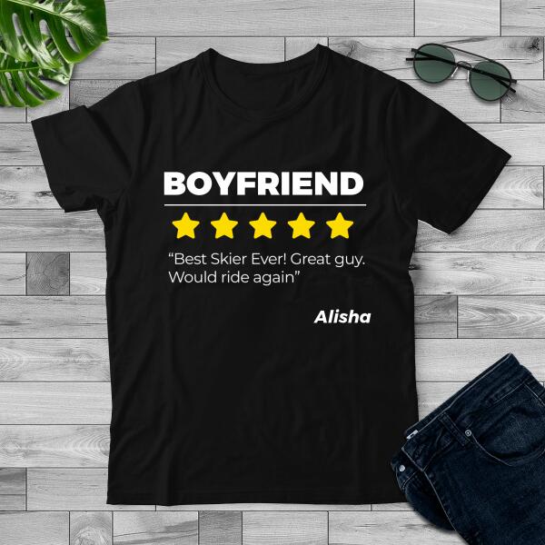 Personalized Best Skier Ever! Great Guy T-Shirt