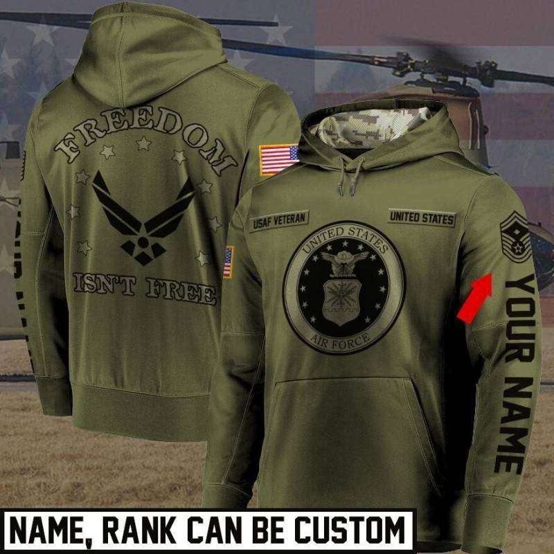 United States Air Force Pullover Hoodie Customize 6