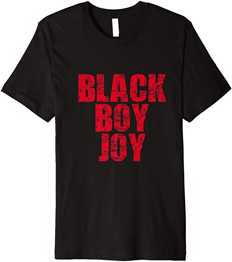 Black Boy Joy – T-Shirt for Juneteenth, Pride, Black Power Premium T-Shirt