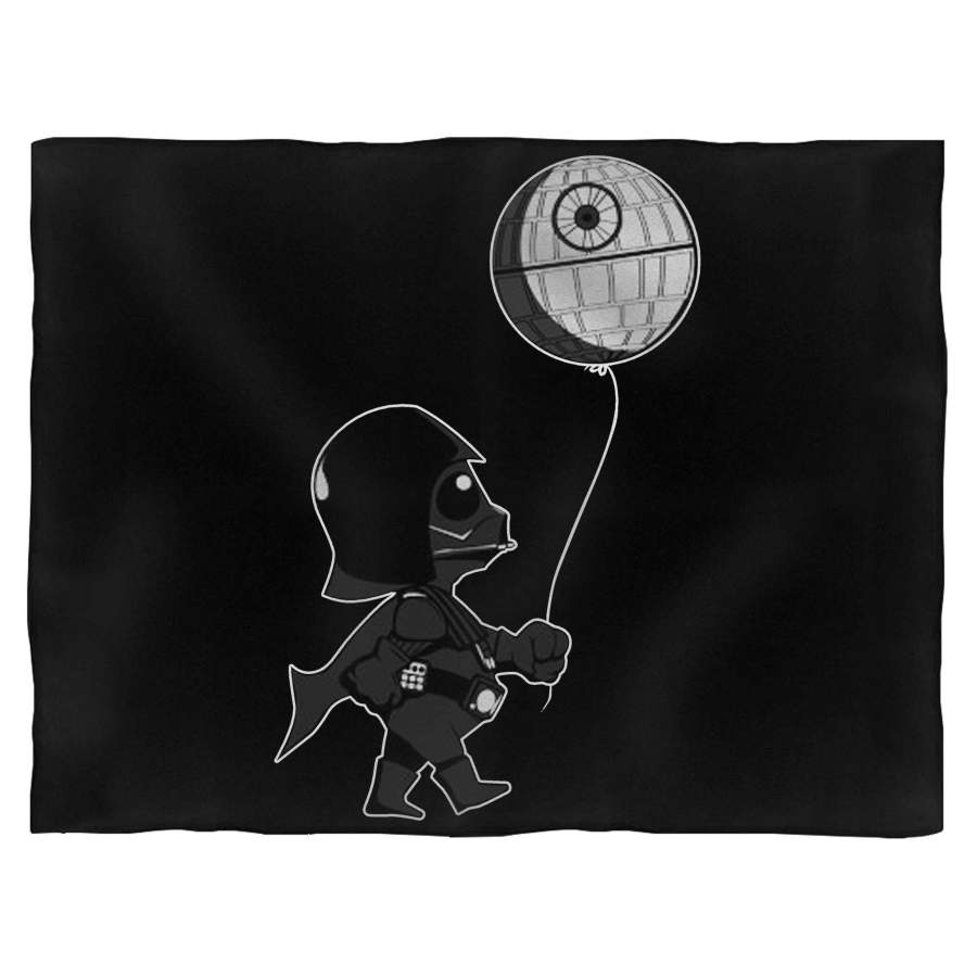 Baby Vader Death Star Blanket