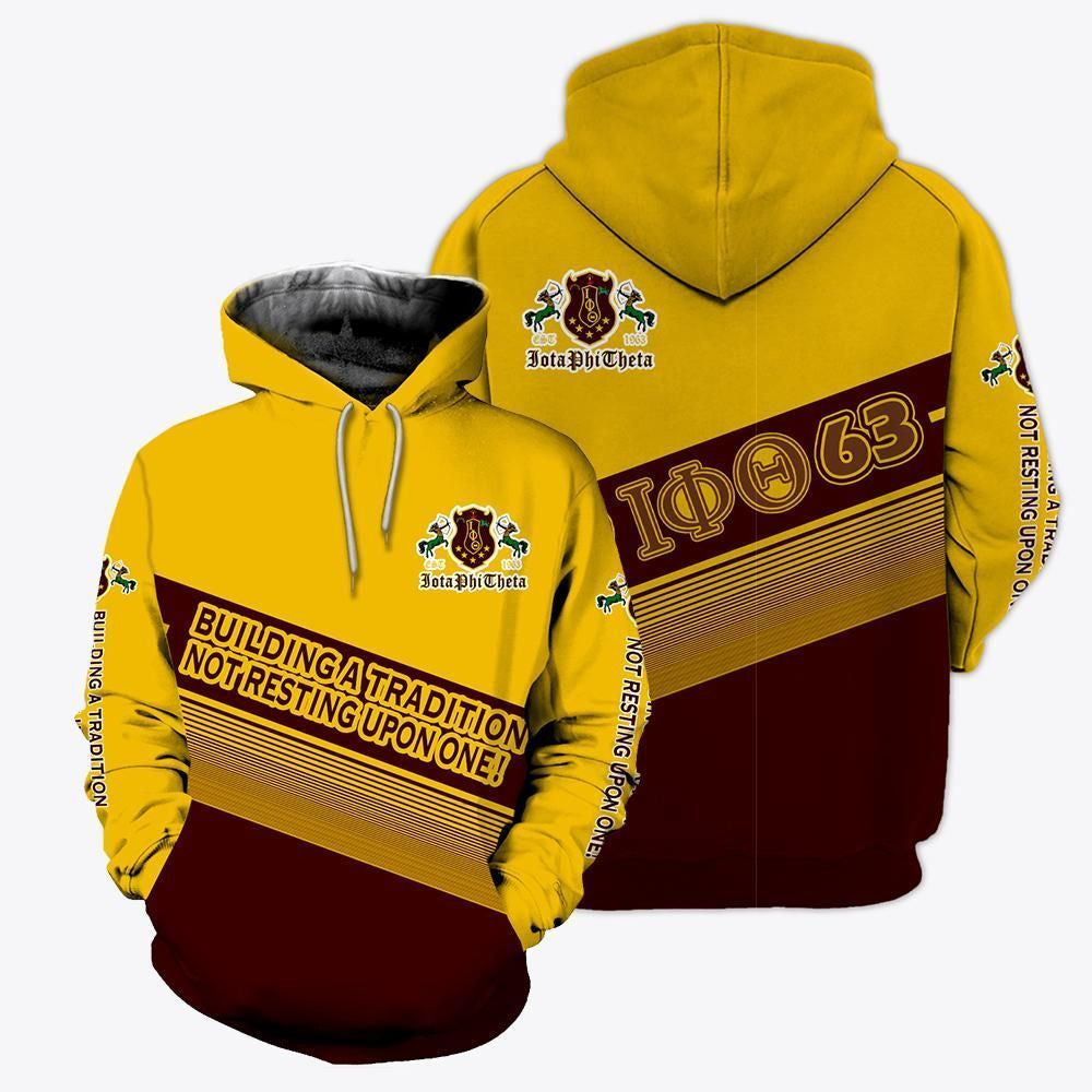 3D All Over Iota Phi Theta Hoodie J5