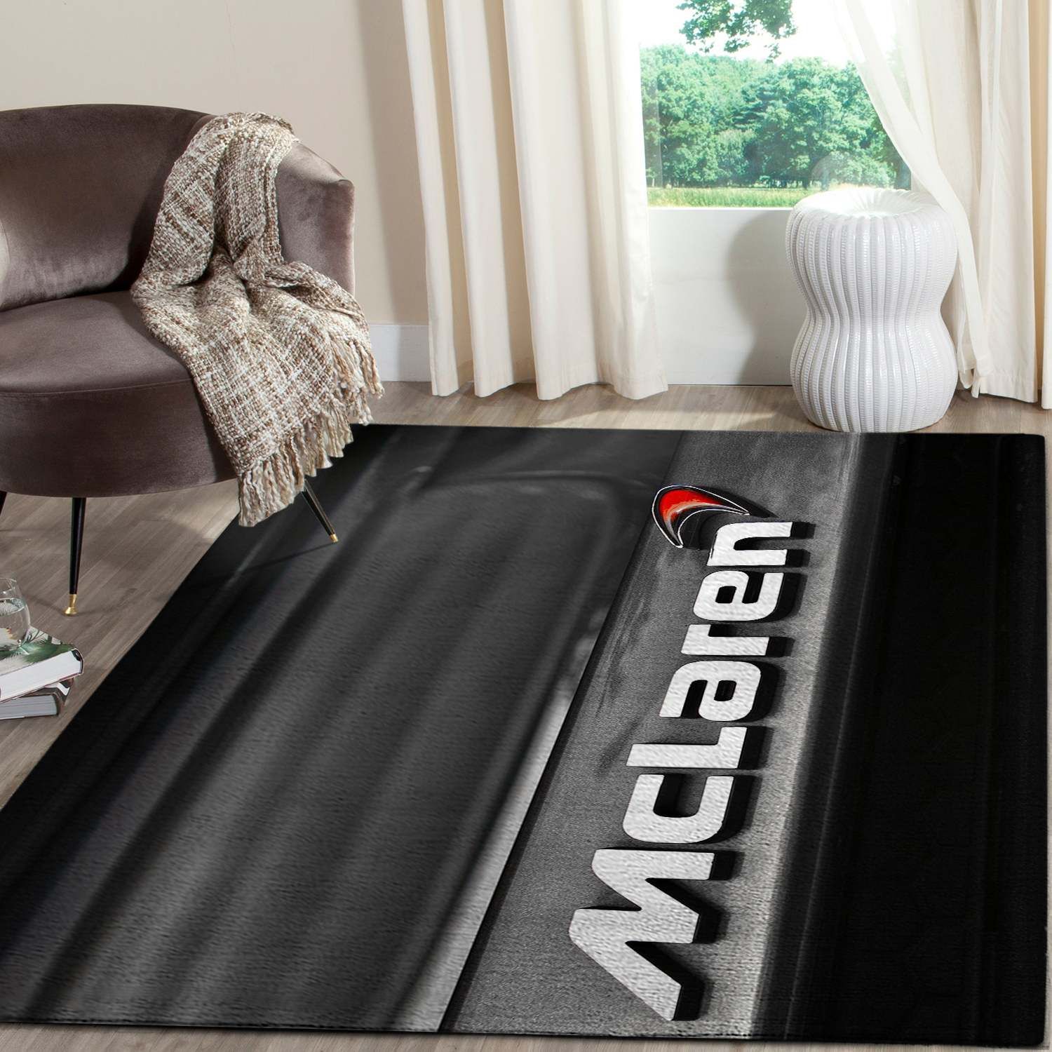 McLaren Logo SuperCars Area Rugs Living Room Carpet FN161206 Local Brands Floor Decor