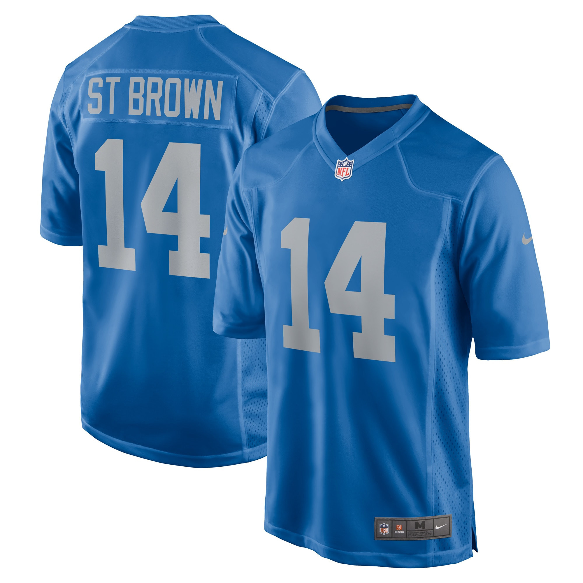 Amon-ra St. Brown Detroit Lions Player Game Jersey – Blue NFL