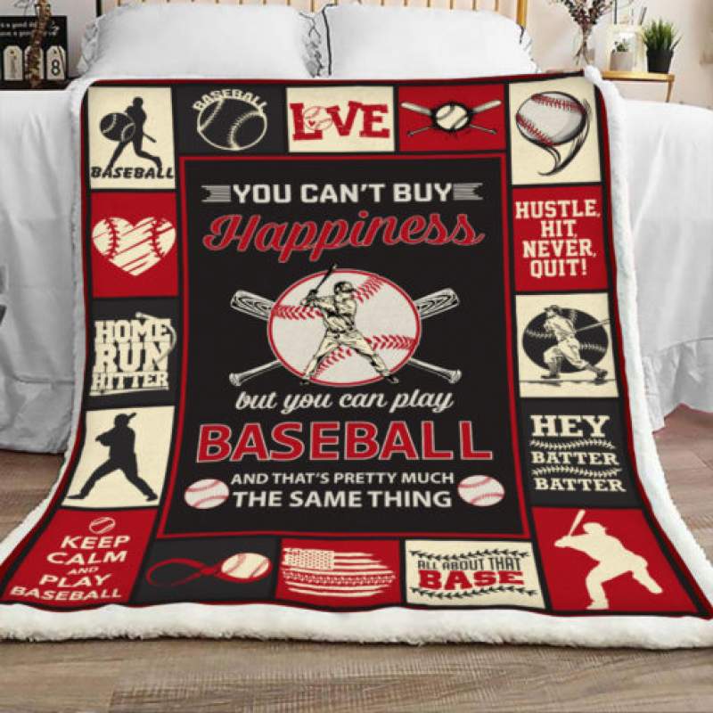 Baseball Sherpa Blanket JR3101 87O42