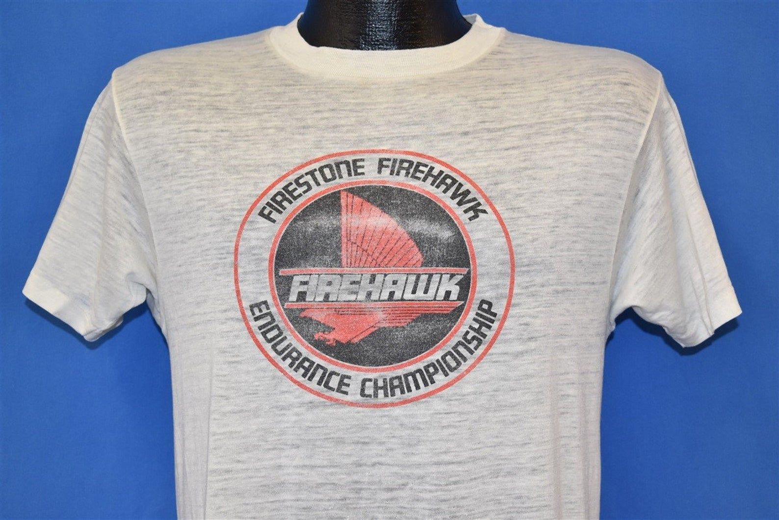 80S Firestone Firehawk Tires Distressed T-Shirt