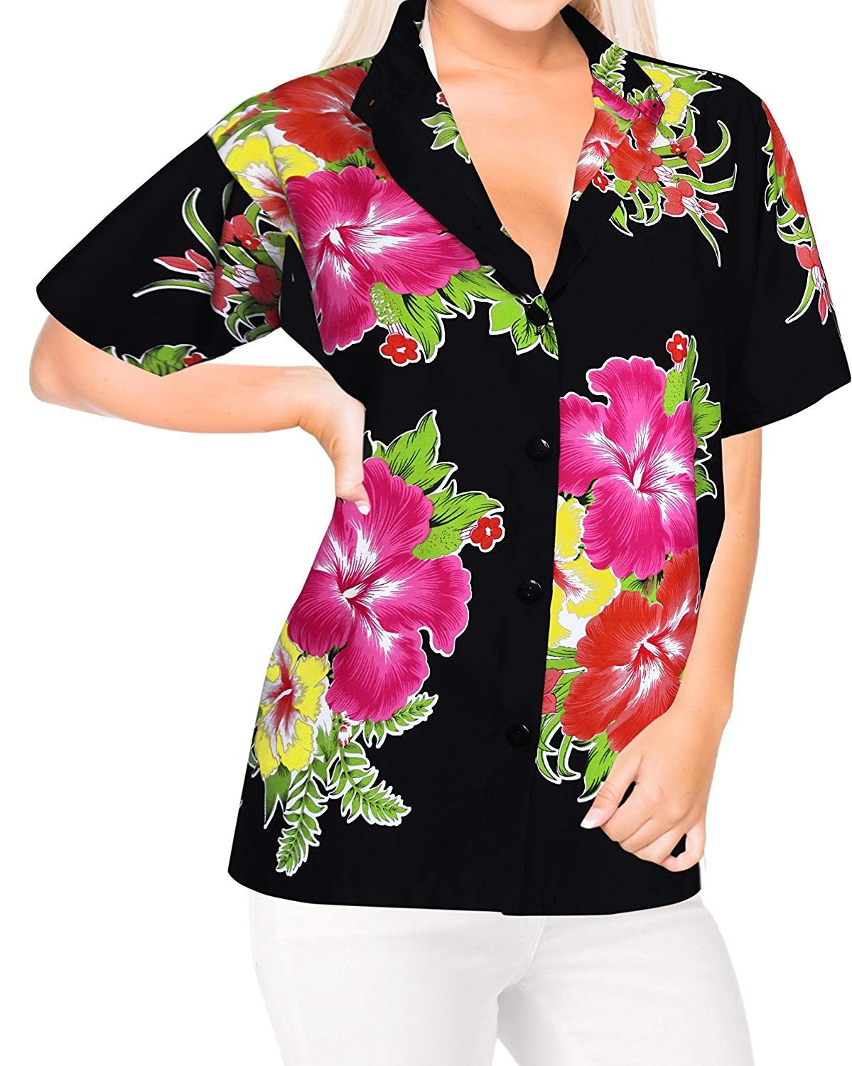 Hibiscus Black Amazing Design Hawaii Shirt Ha103825