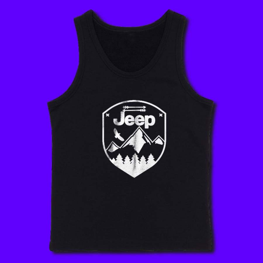 Jeep Adventure Art Tank Top T-Shirt