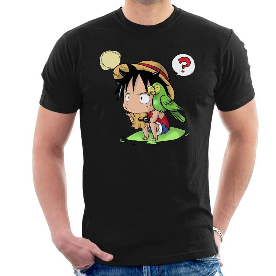 Chibi Monkey D Luffy One Piece Men’s T-Shirt