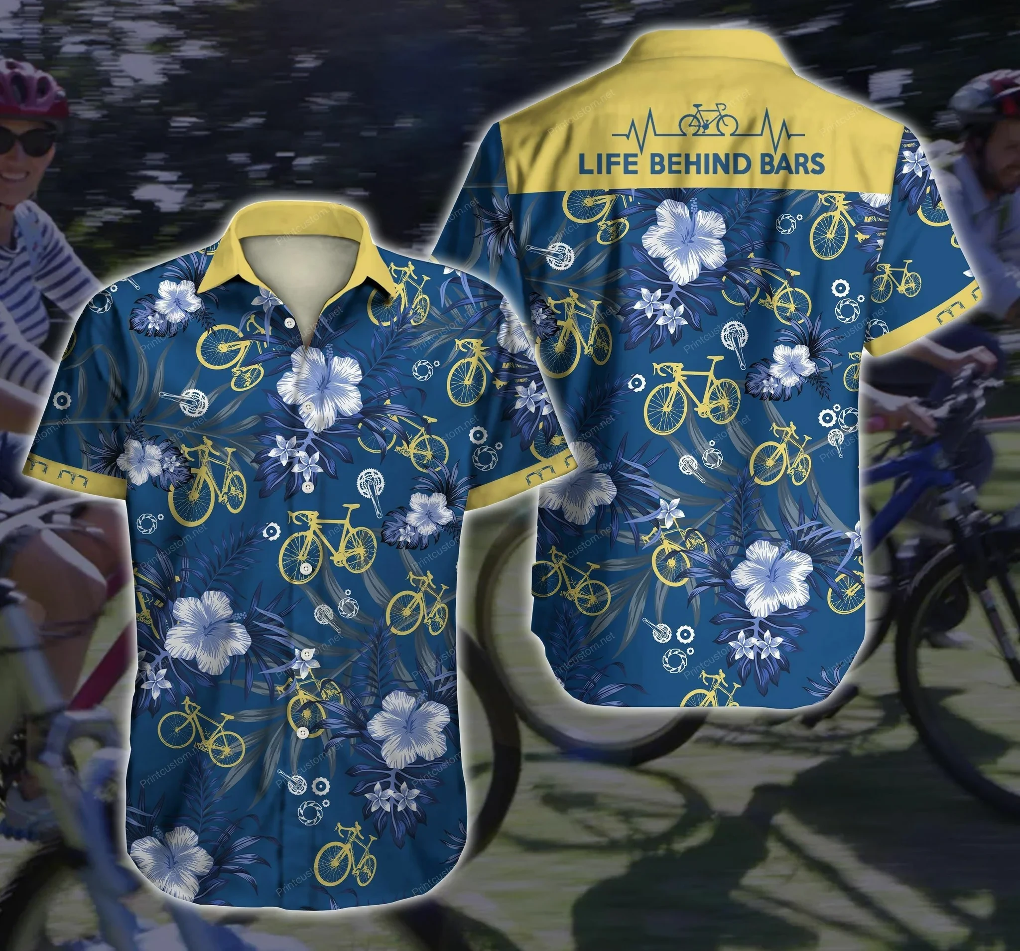 Cycling 3D Hawaii Shirt 2