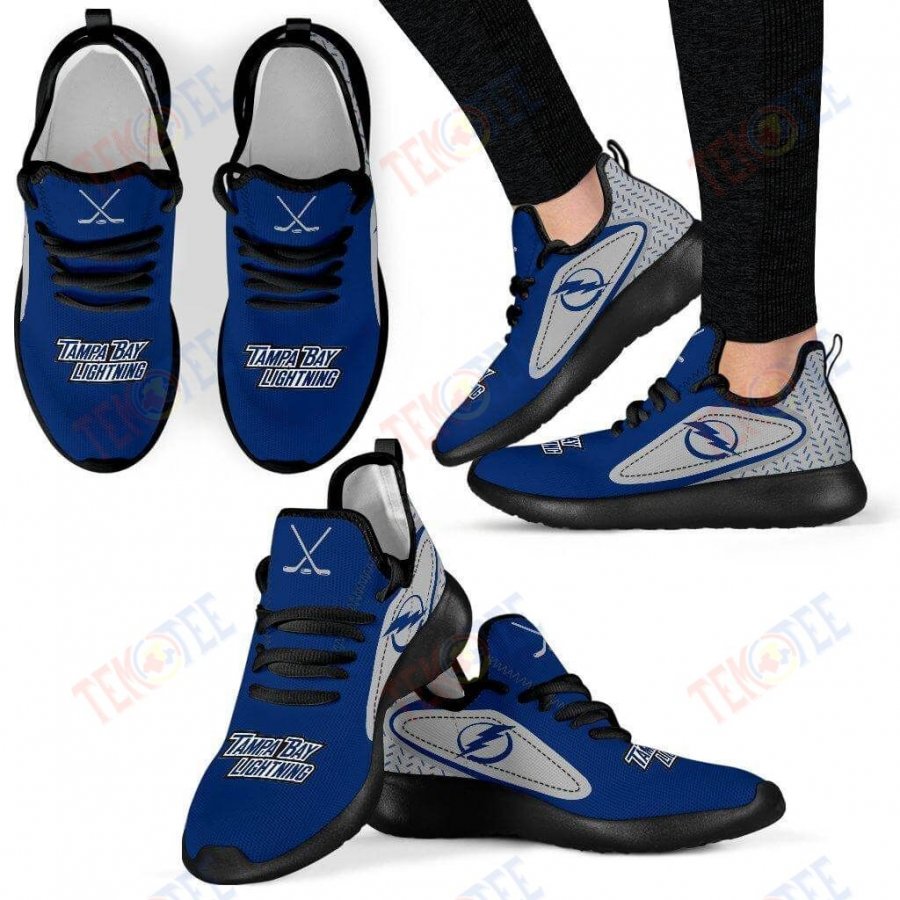 Mens Womens Tampa Bay Lightning Sneakers Legend React Mesh Knit Sneaker Running Shoes For Men Women TDT149