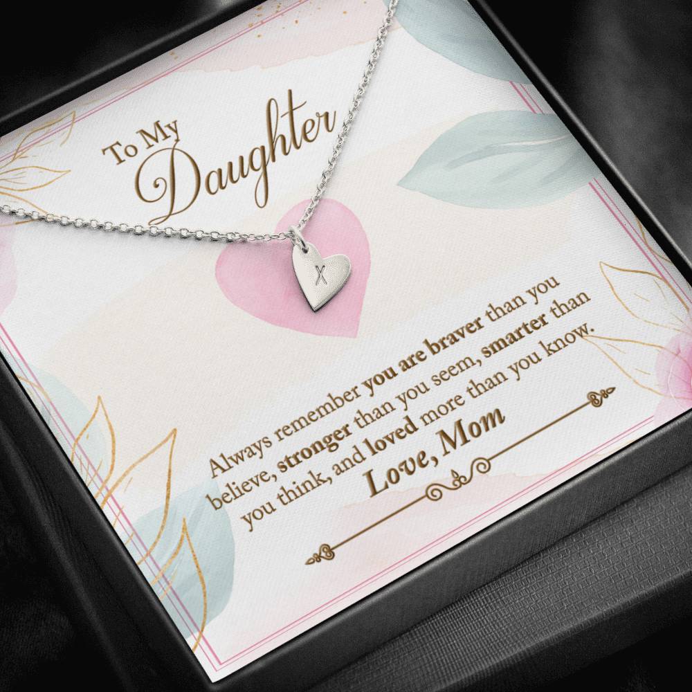 Engraved Mother Daughter Necklace