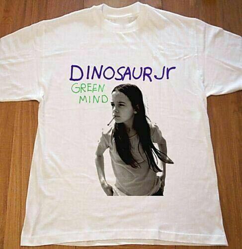 Vintage Dinosaur Jr Green Mind Retro Smoking Girl S-5XL T-Shirt