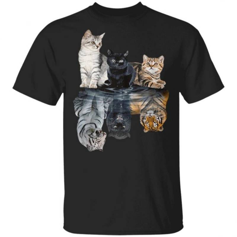 Cats reflection tigers T Shirt