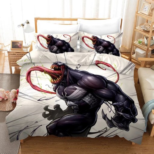 Venom Spiderman 16 Duvet Cover Pillowcase Home Decor 3D Bedding Set 4593