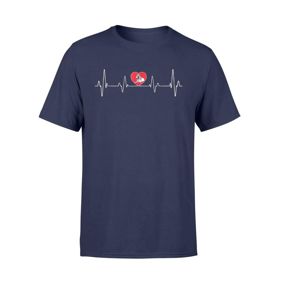 Bloodhound Heartbeat I Love My Bloodhound T Shirt