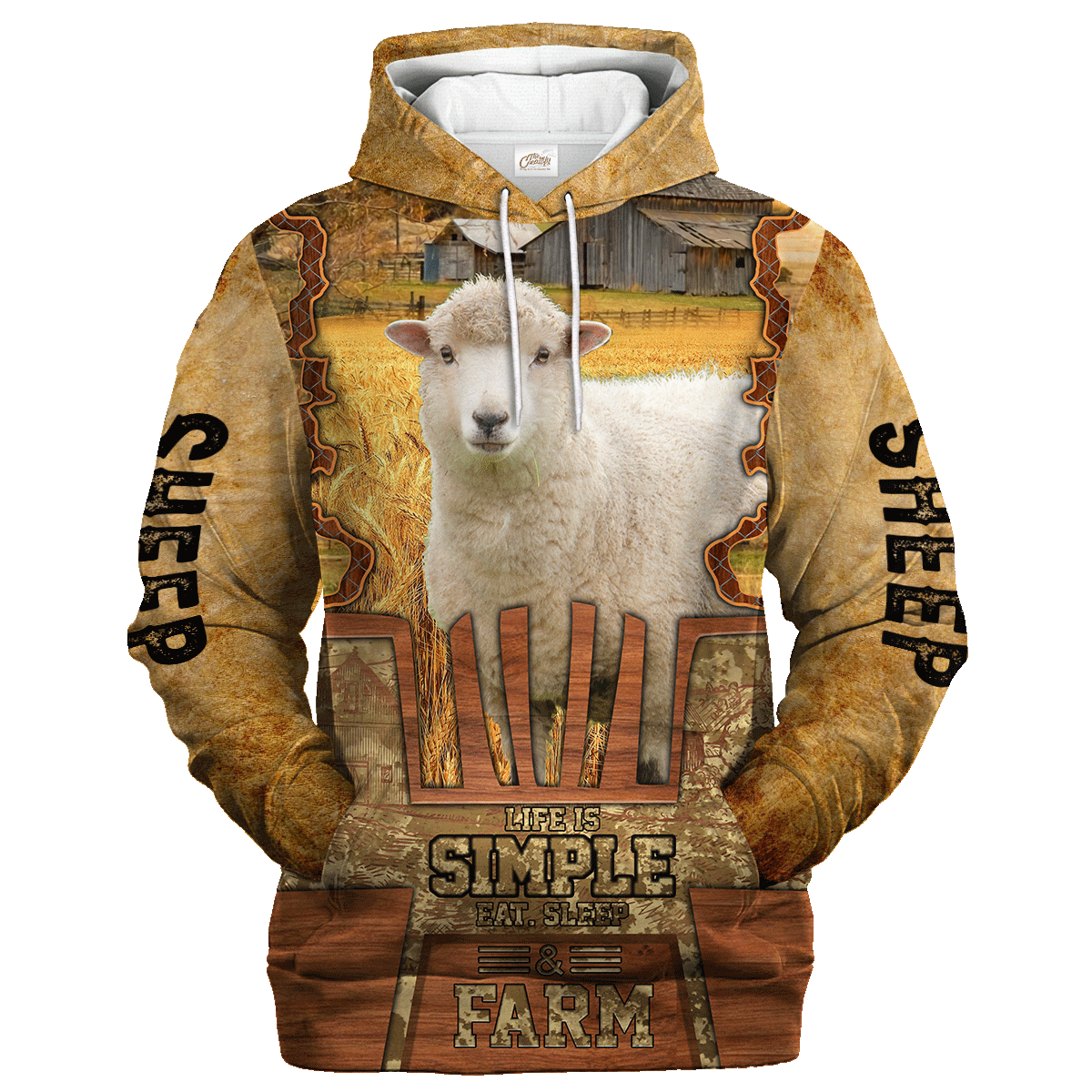 Sheep Life Is Simple A Farm Hoodie