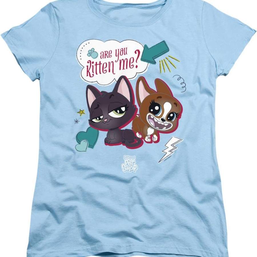 Womens Are You Kitten Me Littlest Pet Shop Shirt