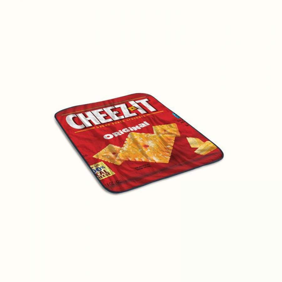 Cheez It Original Baked Snack Crackers Fleece Blanket