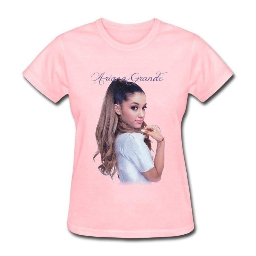 Ariana Grande Teaser Image Print T-Shirt Women Tops