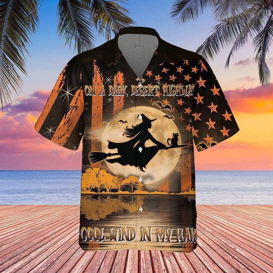 Halloween On A Dark Desert Highway Hawaii Shirt For Men Women Adult Ha110146